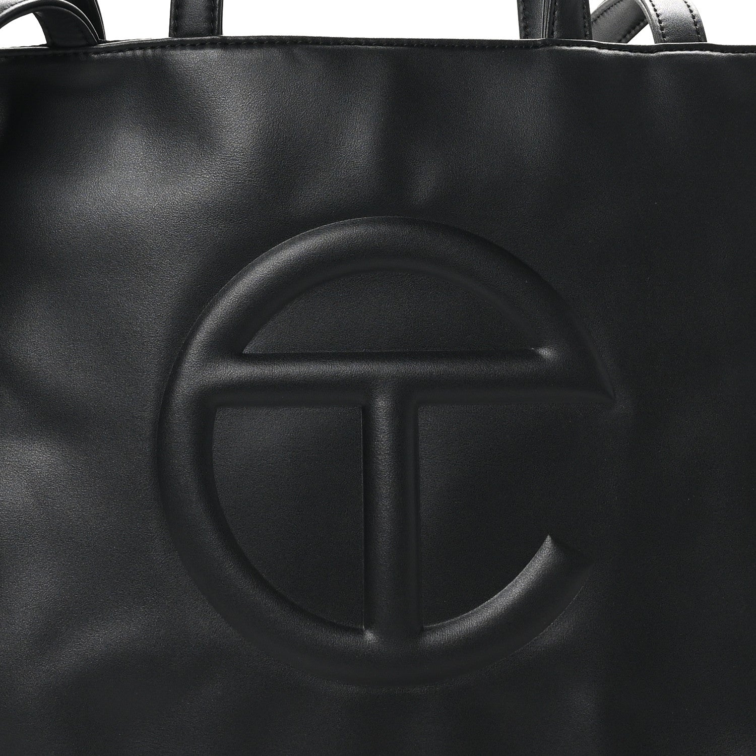 Telfar Vegan Leather Medium Shopping Bag Black 7 of 9
