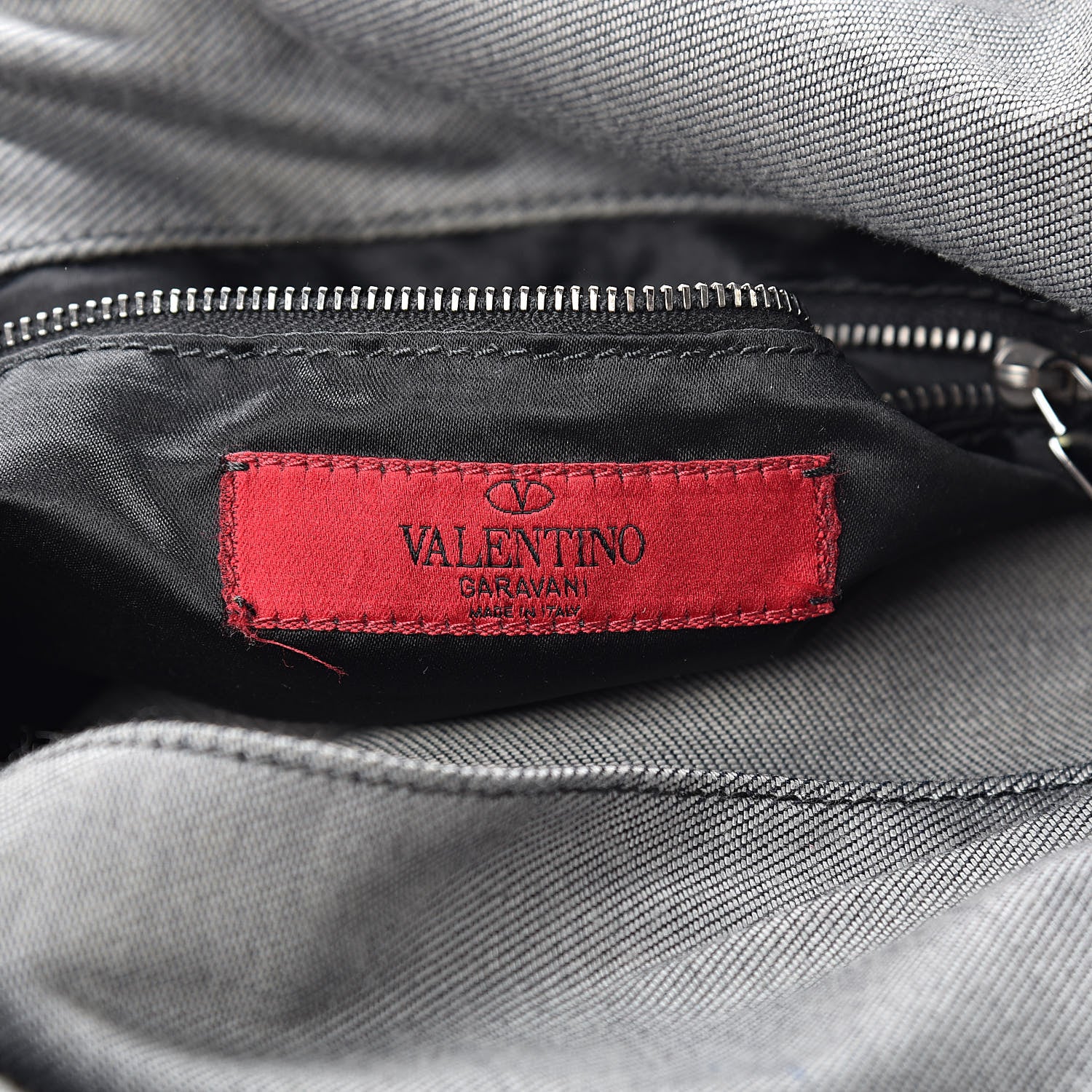 Valentino Garavani Denim Petale Dome Tote Dark Blue 6 of 13