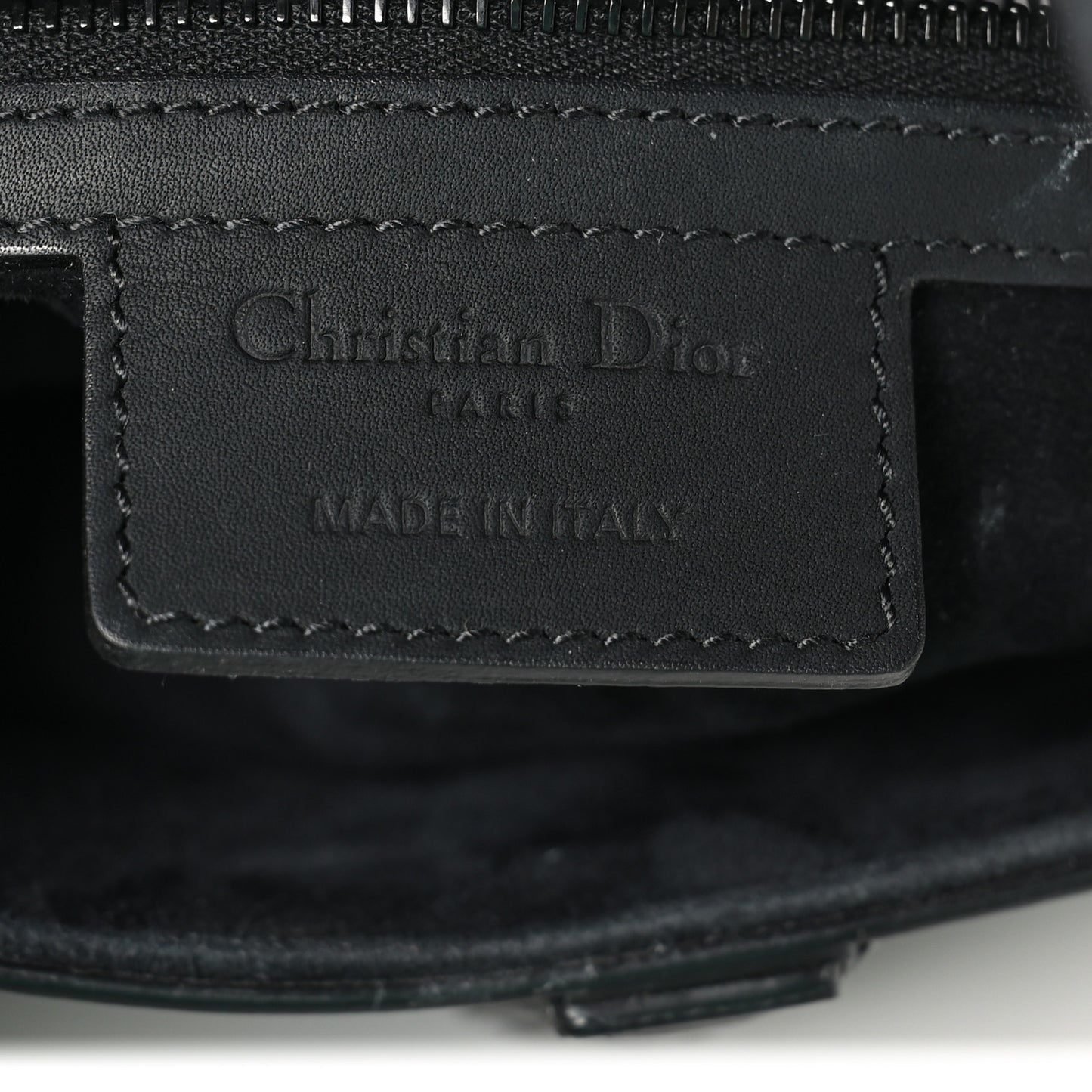 Ultra Matte Calfskin Saddle Bag Black