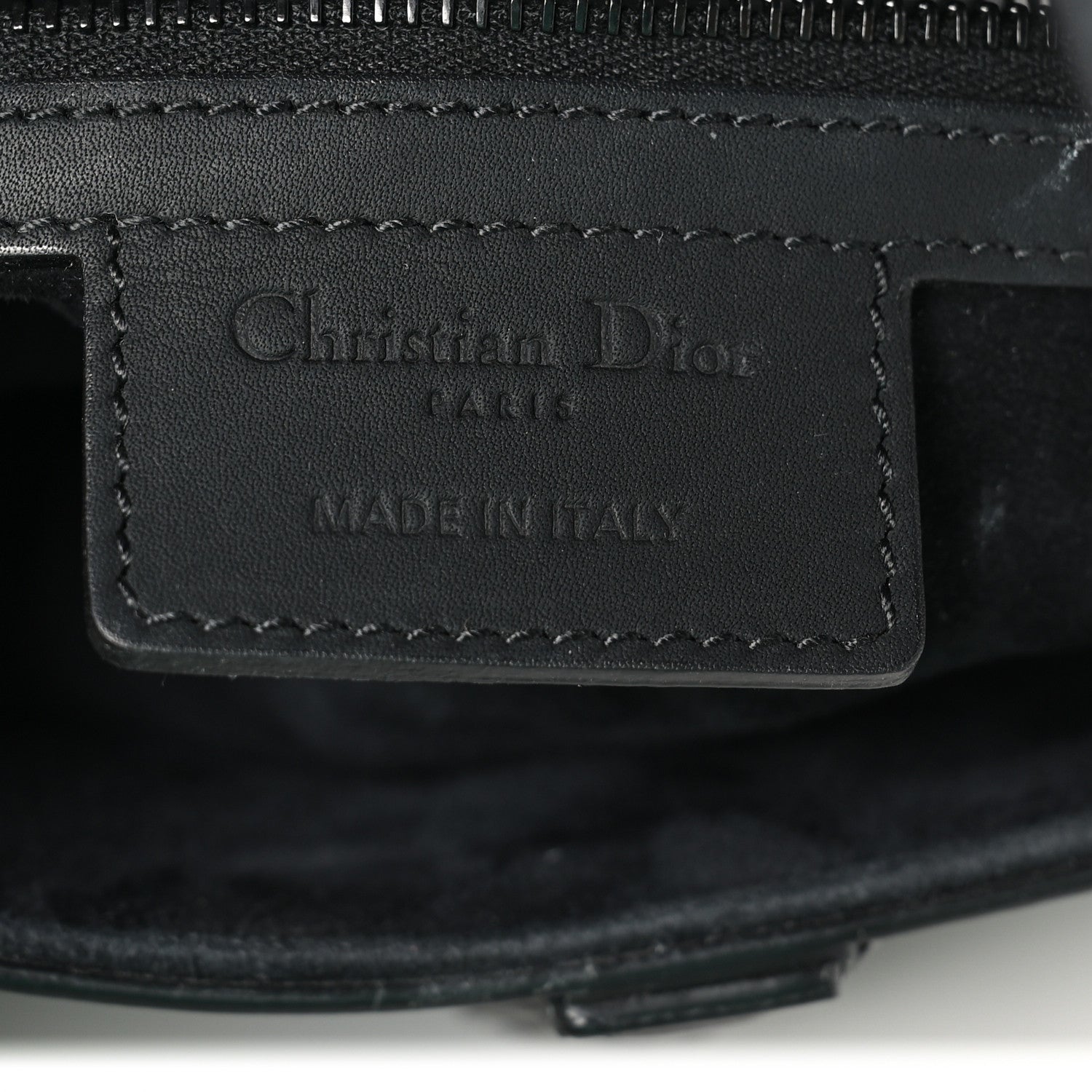 Christian Dior Ultra Matte Calfskin Saddle Bag Black 6 of 11
