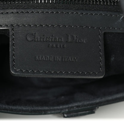Christian Dior Ultra Matte Calfskin Saddle Bag Black 6 of 11