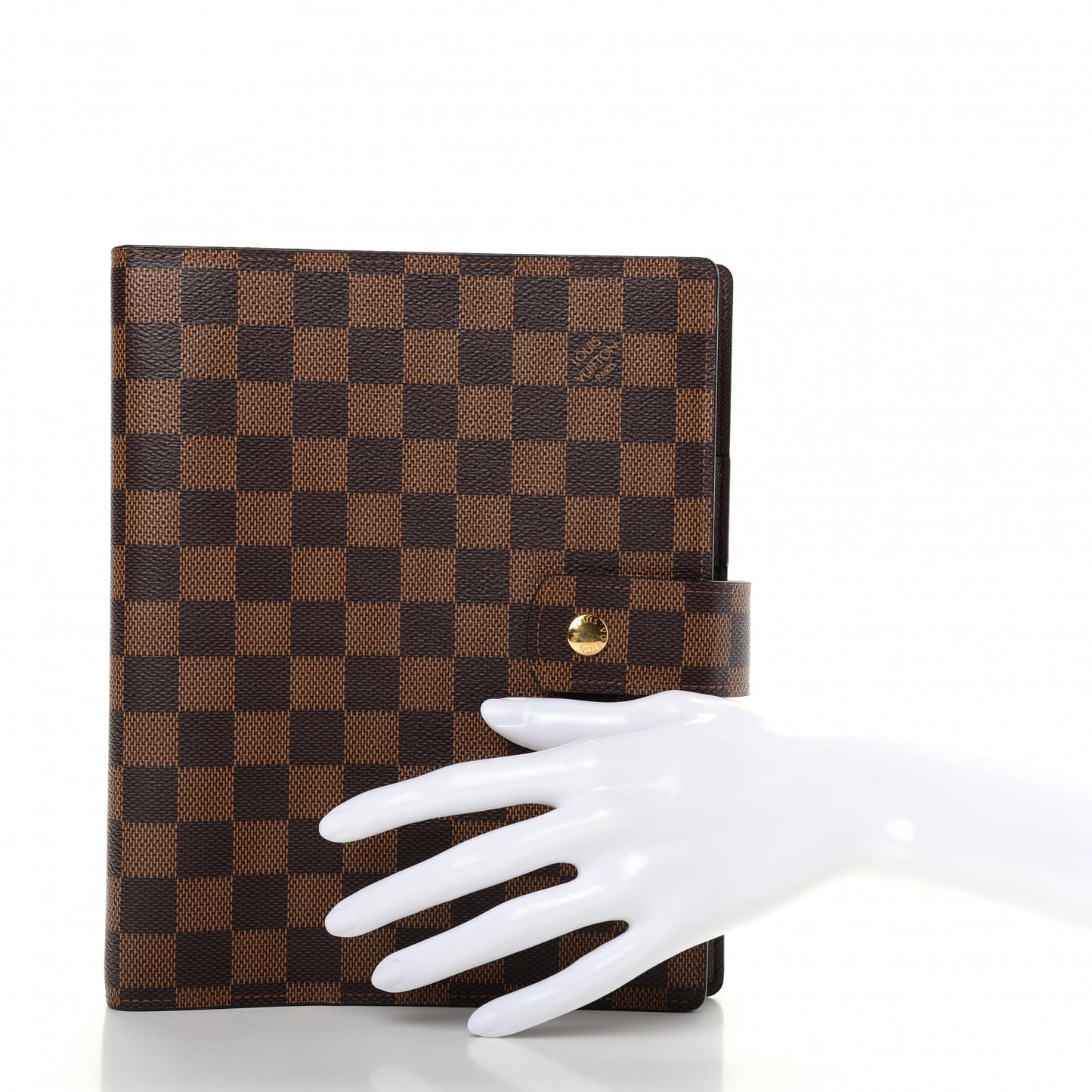 Damier Ebene Large Ring Agenda Cover