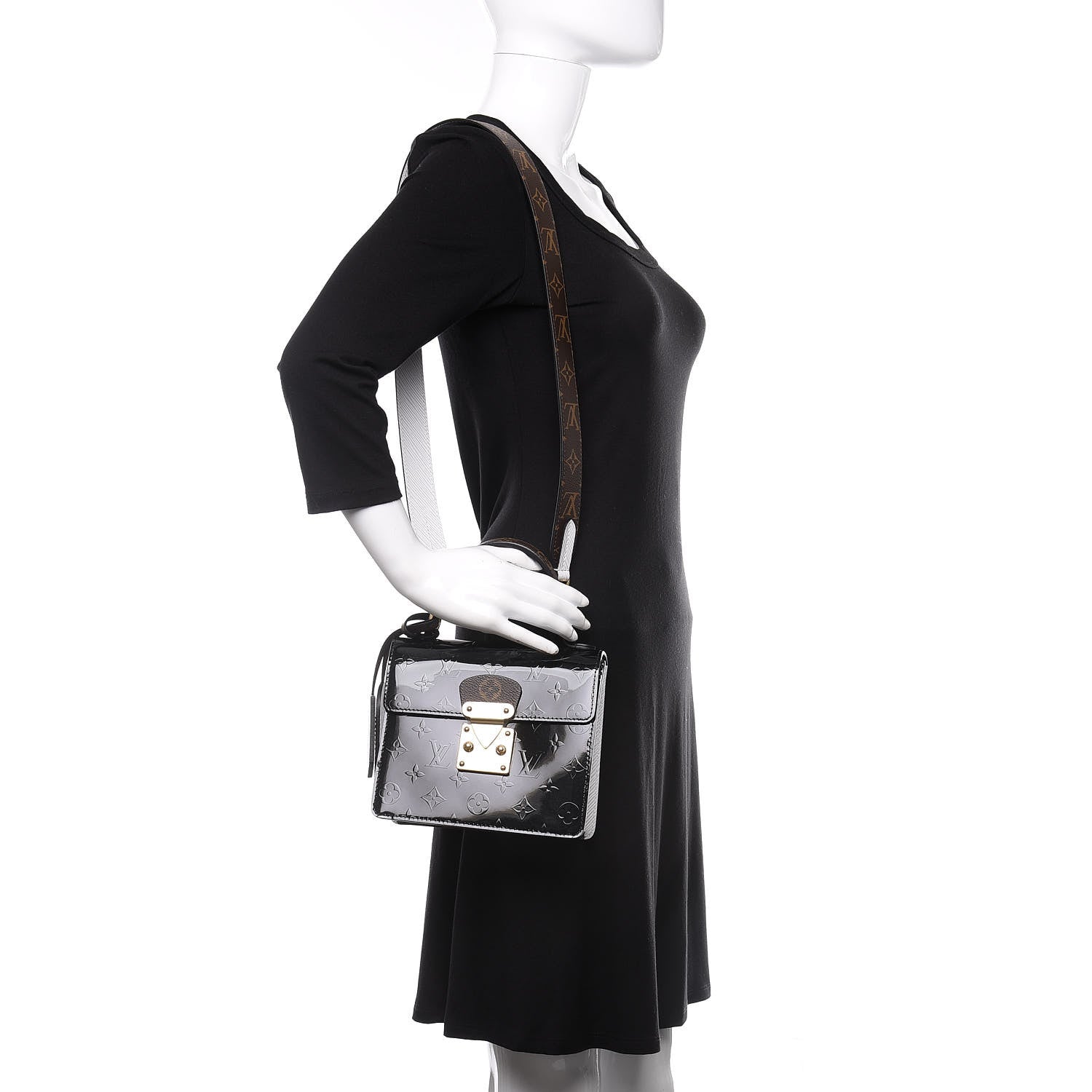 Louis Vuitton Vernis Epi Monogram Spring Street Black 1 of 7