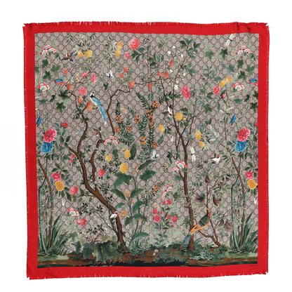 Gucci Silk Tian Square Scarf Multicolor 1 of 5
