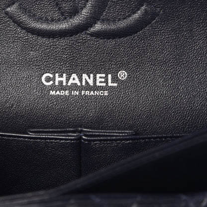 Chanel Lambskin Quilted Medium Double Flap Navy 6 of 11