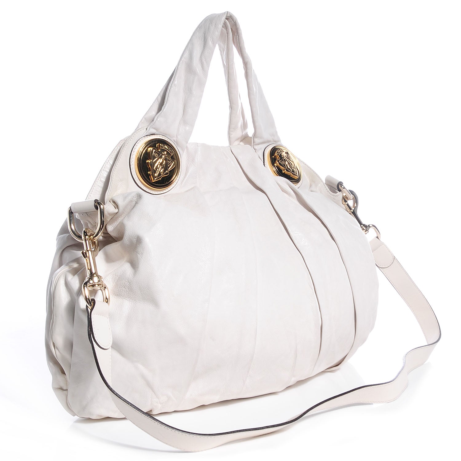 Gucci Leather Medium Hysteria Top Handle Bag White 3 of 7