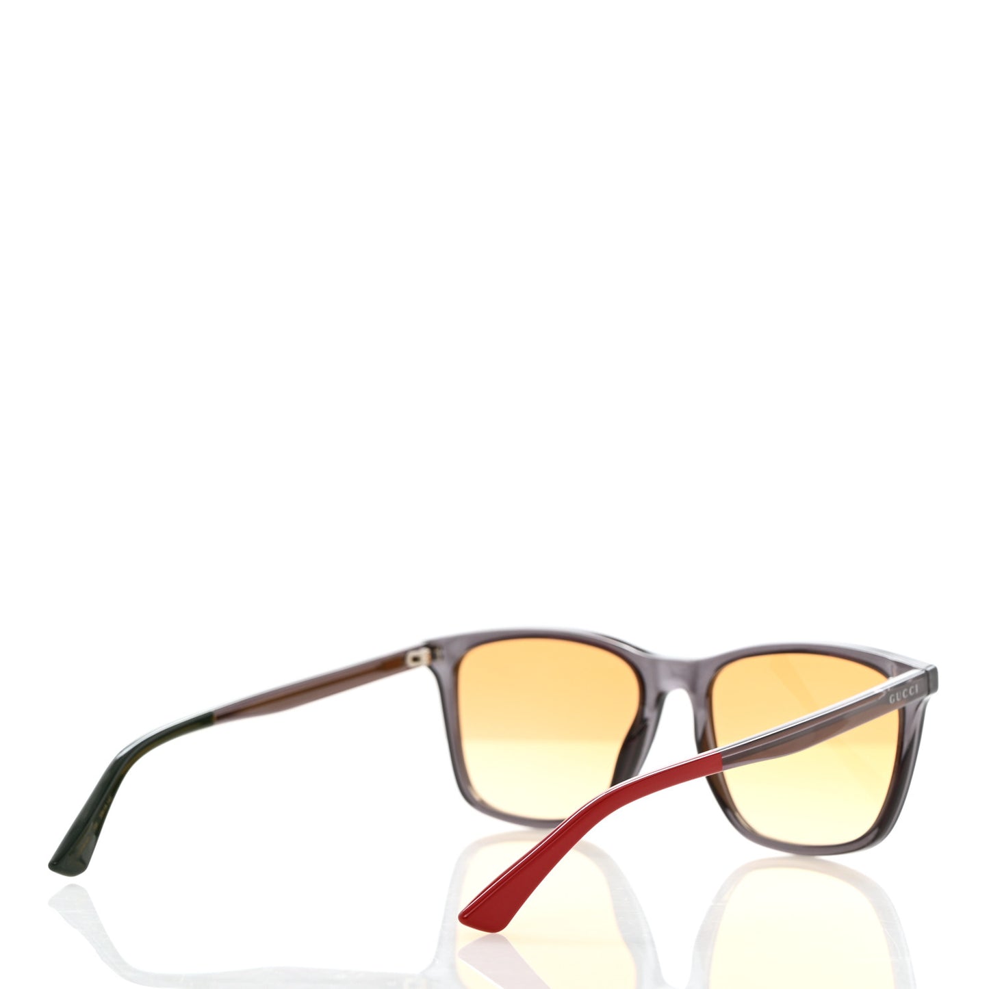 Acetate Square Frame Sunglasses GG0404S Brown