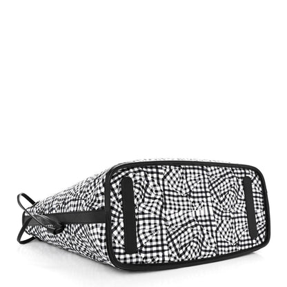 MCM Visetos Medium Liz Reversible Shopper Tote Black 8 of 16