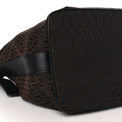 Fendi Zucchino Messenger Bag Tobacco 7 of 8