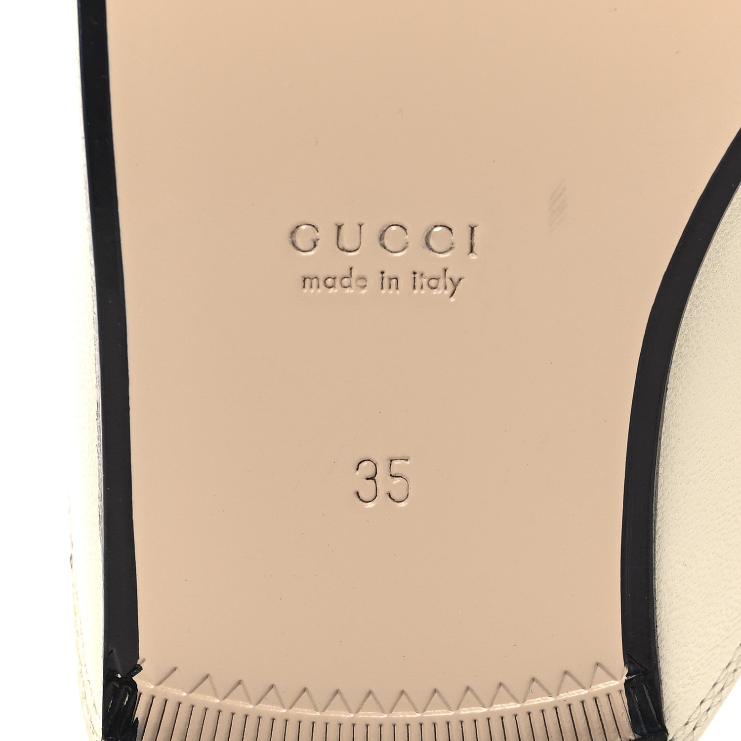 Gucci Malaga Kid Web Womens Princetown Slippers 35 Mystic White 9 of 10
