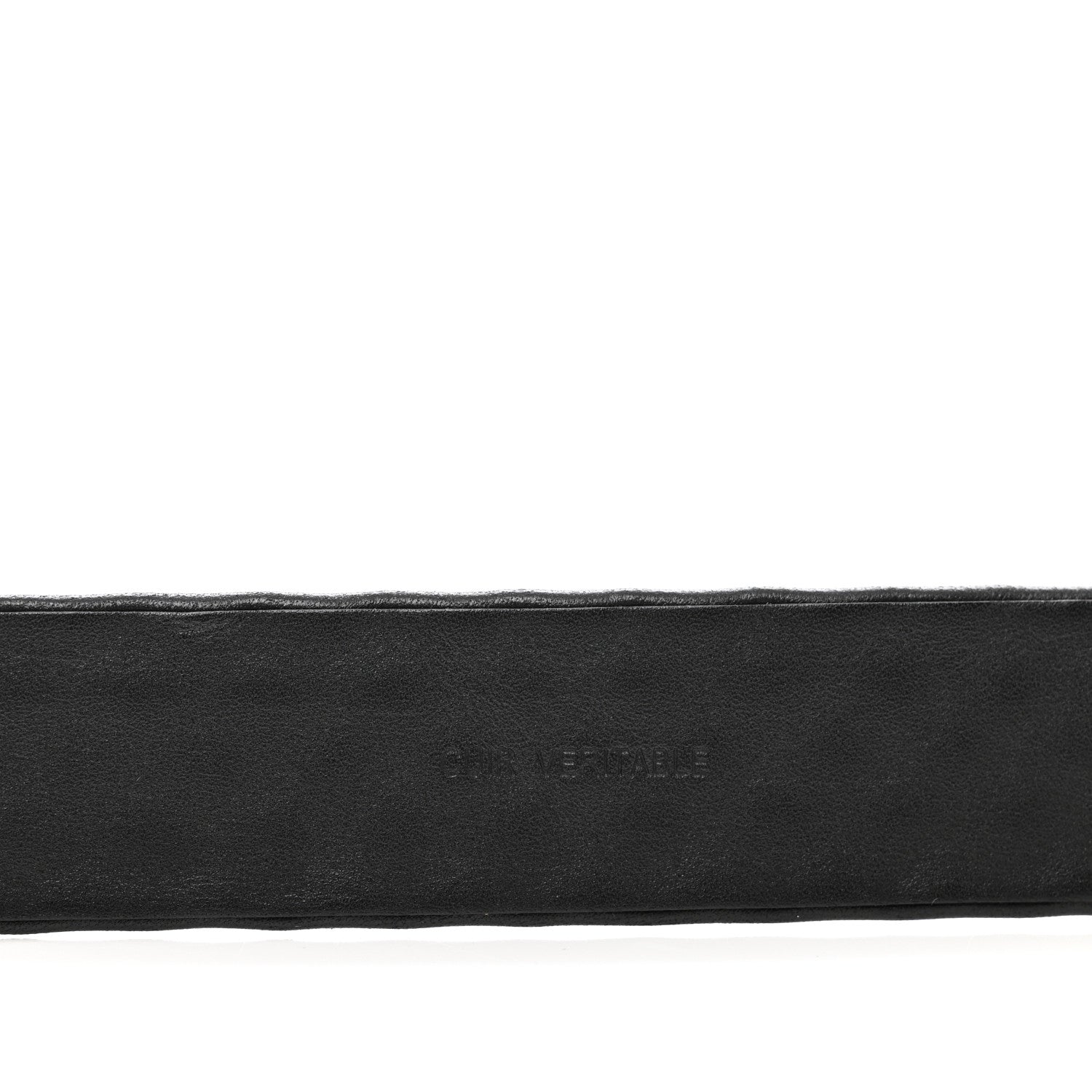 Chanel Lambskin Studded CC Chain Belt 80 32 Black 3 of 7