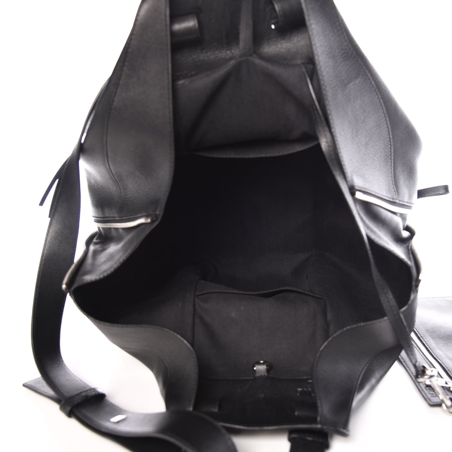 Calfskin Medium Hammock Shoulder Bag Black