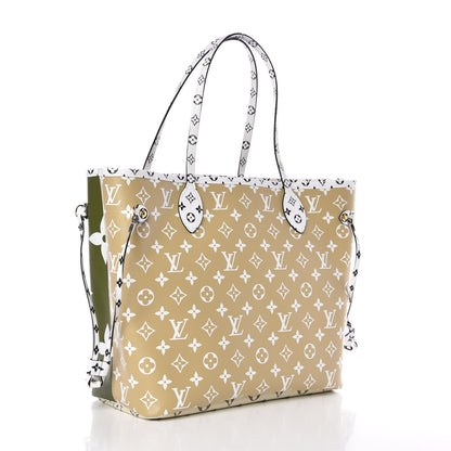 Louis Vuitton Monogram Giant Neverfull MM Kaki 5 of 12