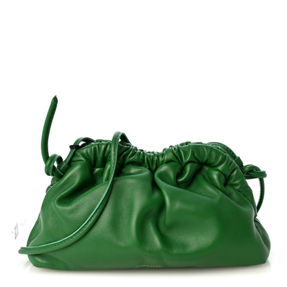 Mansur Gavriel Lambskin Mini Cloud Clutch  Green 1 of 9