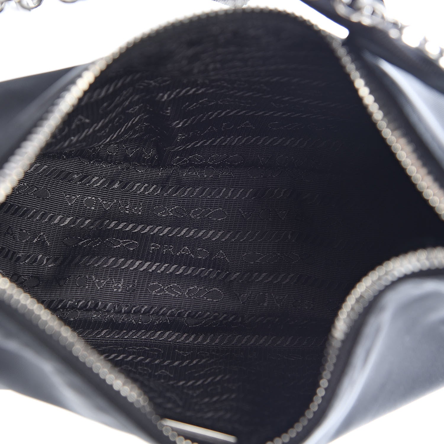 Prada Nylon Re-Edition 2005 Shoulder Bag Black 6 of 12
