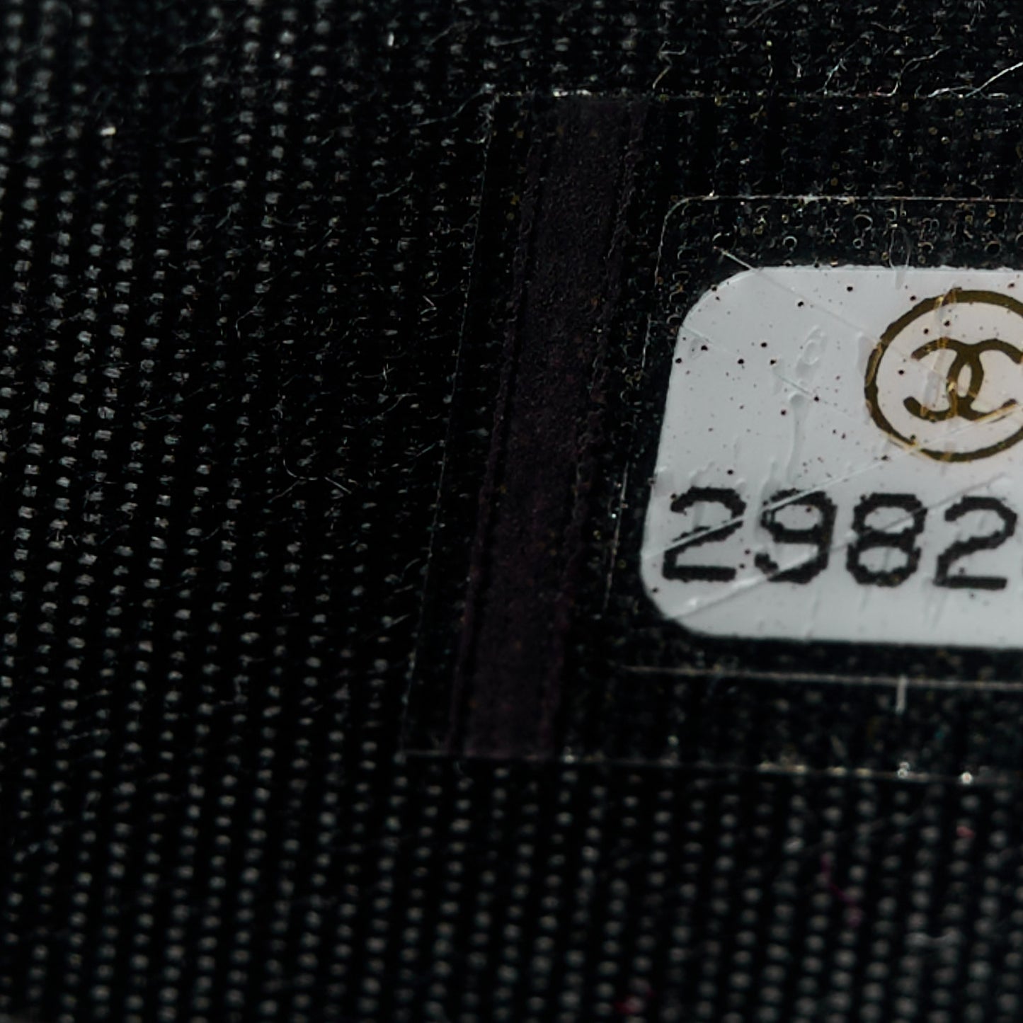 Caviar Quilted Card Holder Black