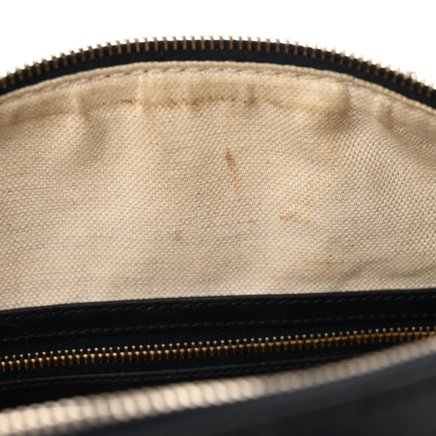 Monogram Selleria Calfskin Vintage Web Medium Boston Beige Blue