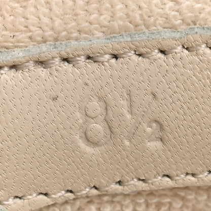 Gucci GG Supereme Monogram Miro Soft Calfskin Web Mens Screener Sneakers 8.5 Beige Ebony Black New Platinum 8 of 10