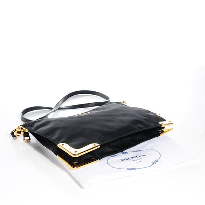 Prada Nylon Shoulder Bag Black 4 of 9