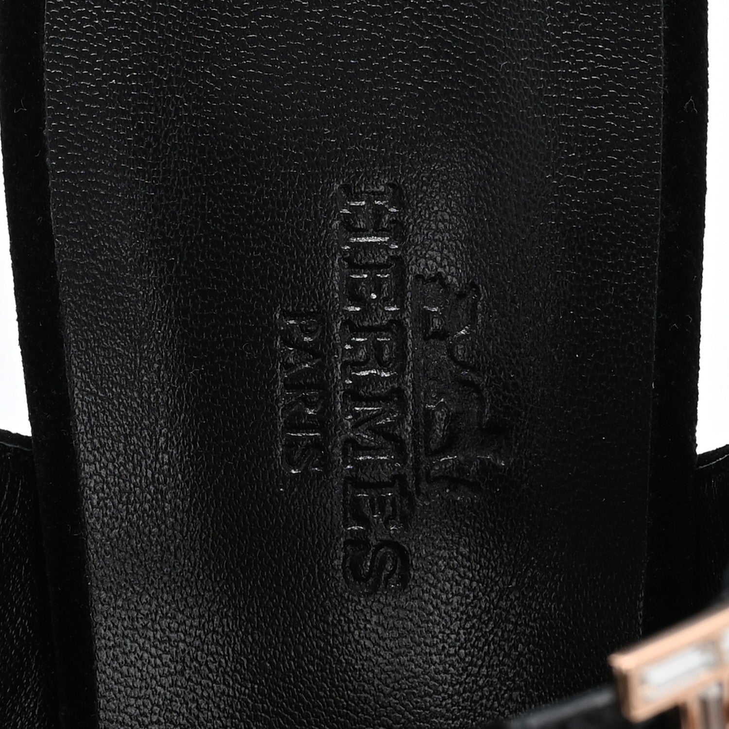 Hermes Velvet Rhinestone Jackie 90 Pumps 36.5 Black 8 of 10