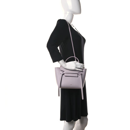 Celine Grained Calfskin Nano Belt Bag Lavender Grey 2 of 10