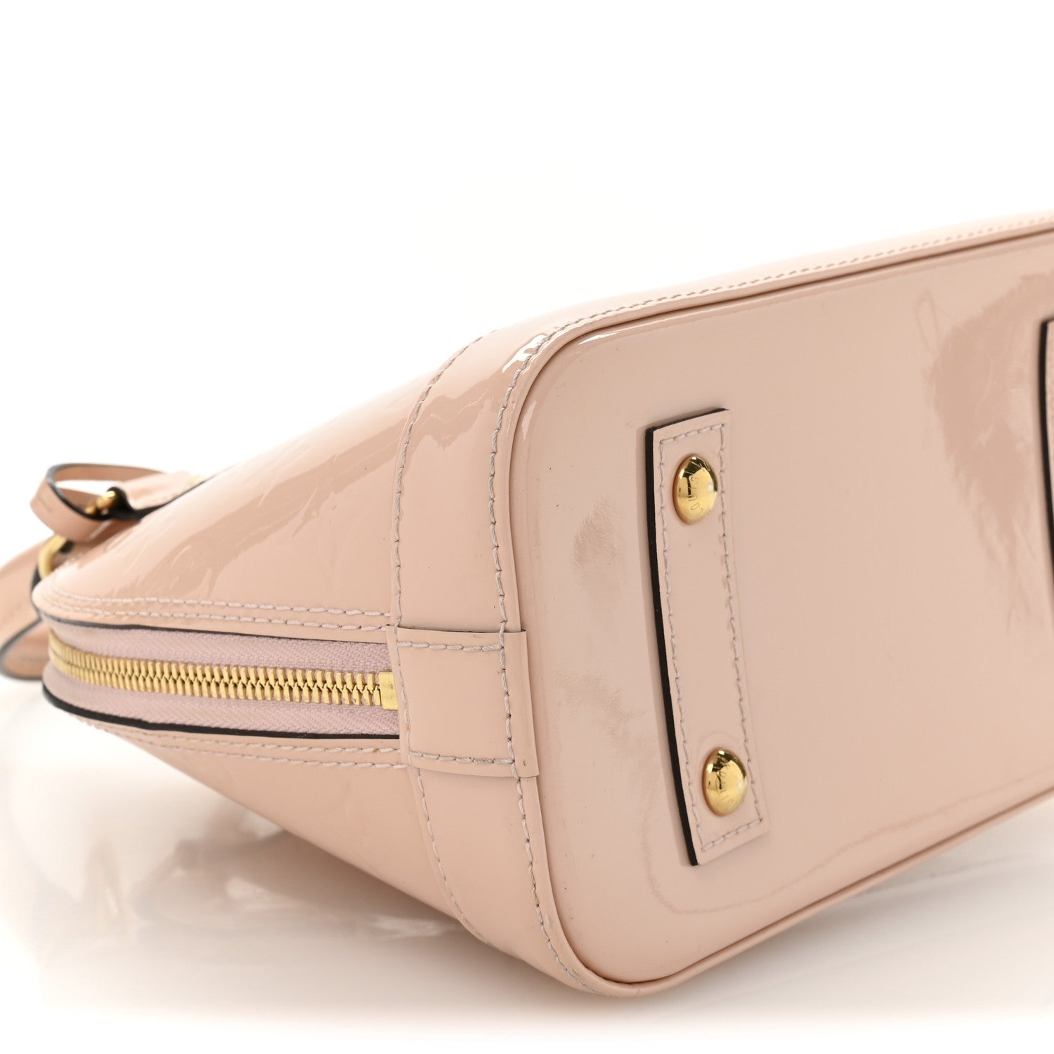 Louis Vuitton Vernis Alma BB Rose Ballerine 10 of 13