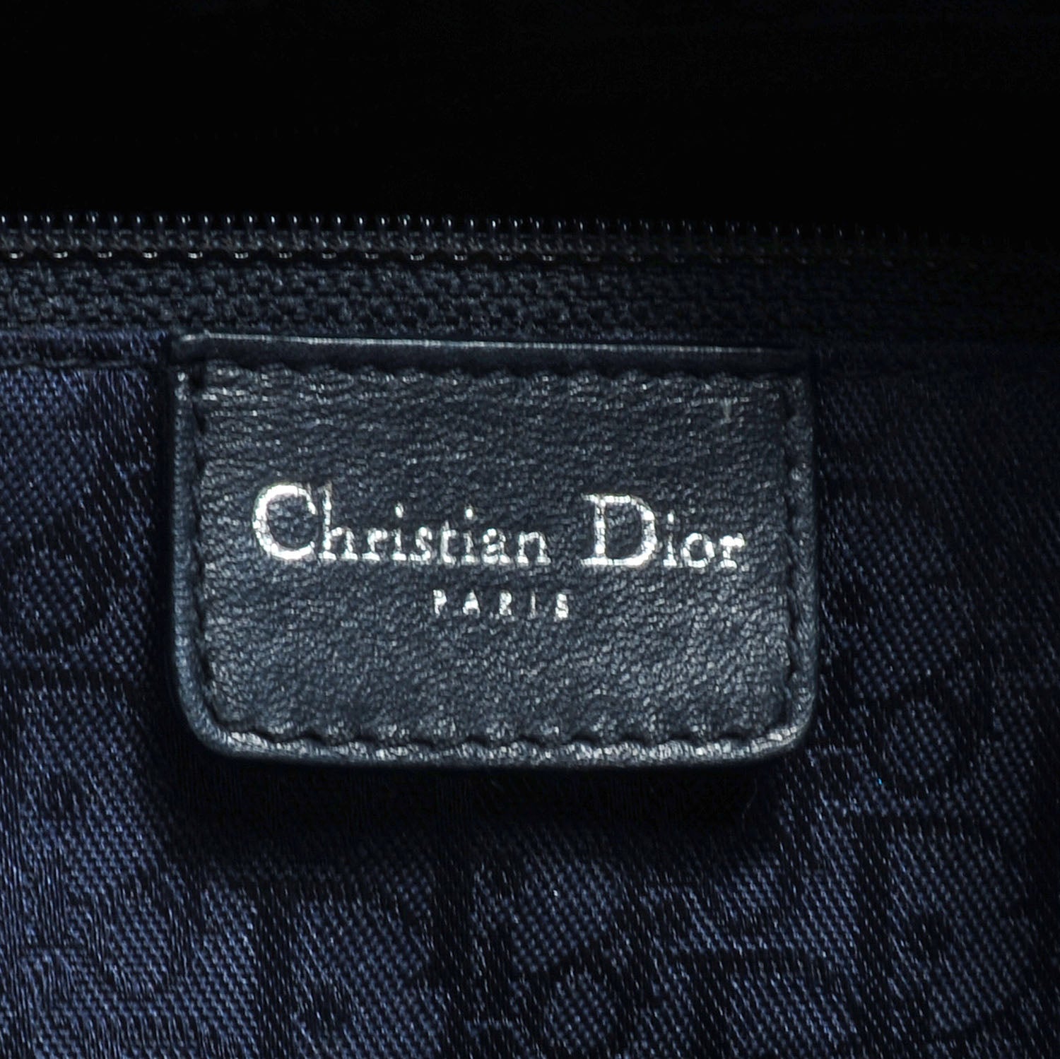 Christian Dior Denim Cannage Large Lady Dior 6 of 9
