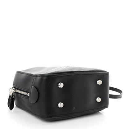 Balenciaga Shiny Day Calfskin XS Triangle Square Bag Black 4 of 12