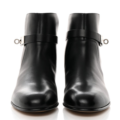 Hermes Calfskin Neo Ankle Boots 37 Black 2 of 9
