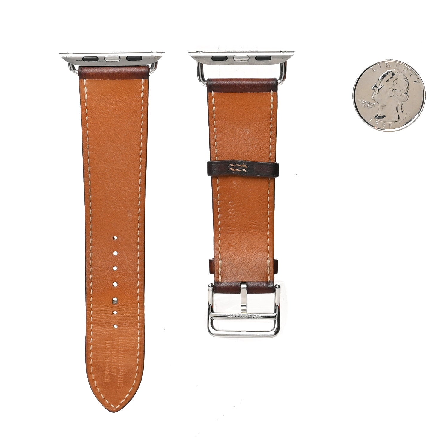 Hermes Barenia 34mm Apple Watch Attelage Band Fauve 2 of 5