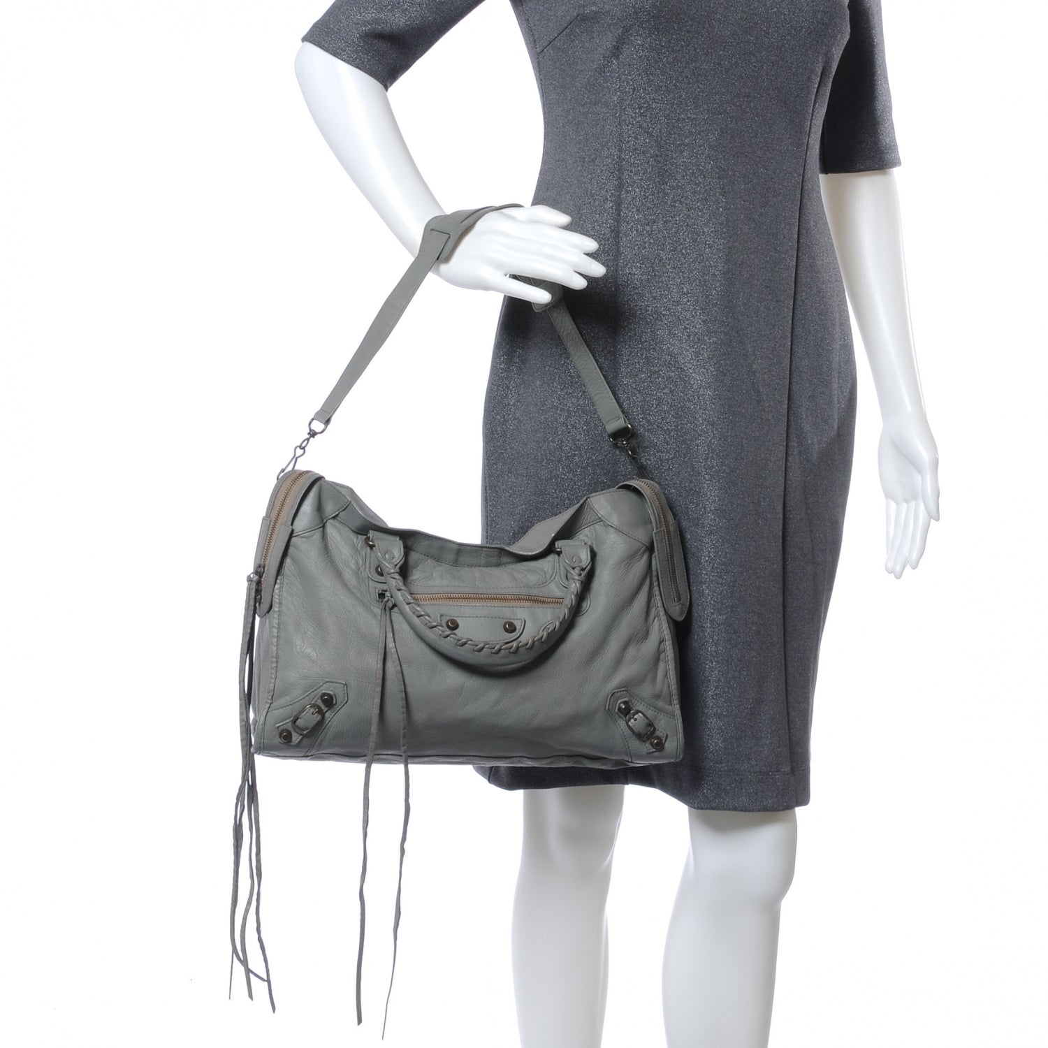 Balenciaga Chevre City Taupe 2 of 12