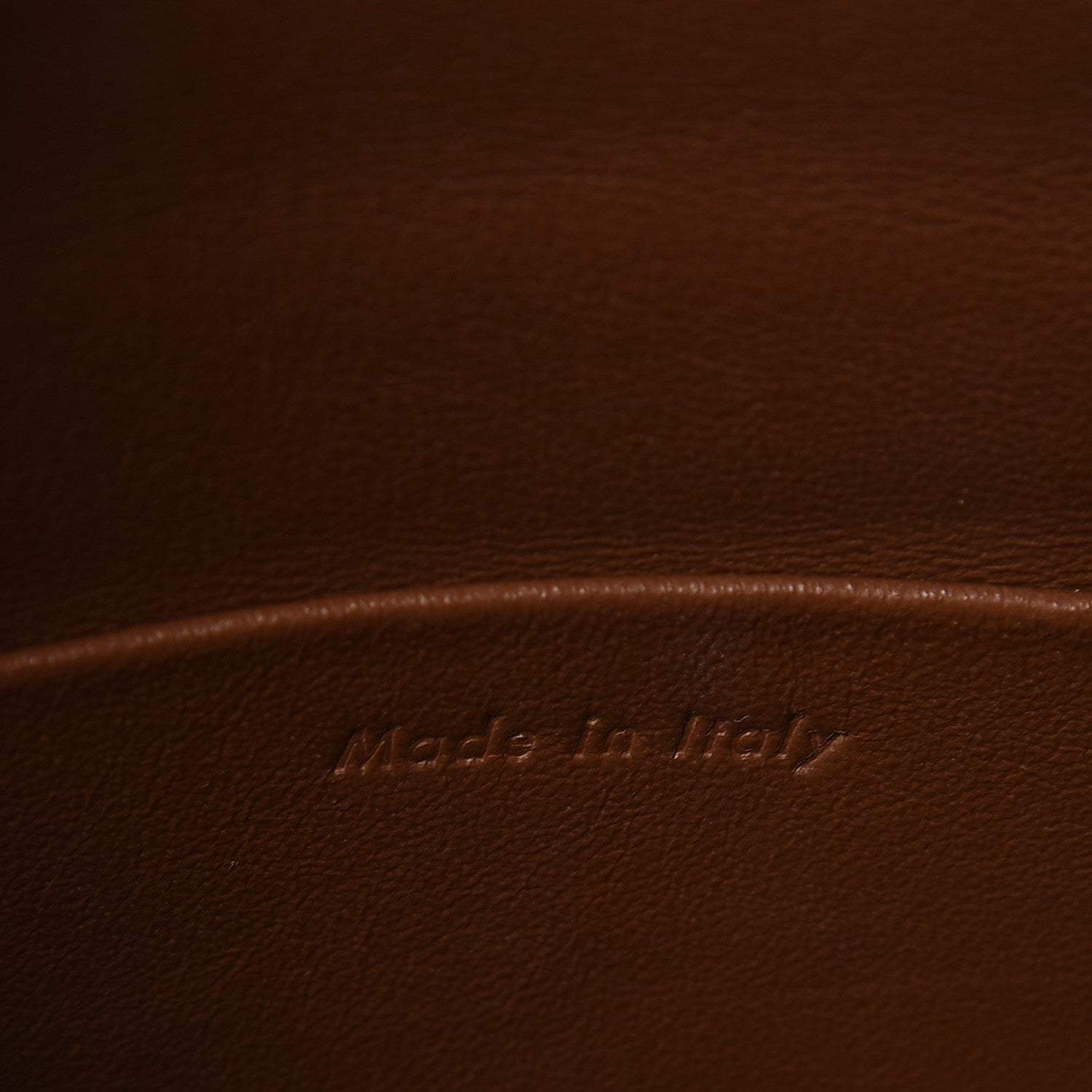 Celine Glazed Calfskin Small Bi-Color Trotteur Chestnut 6 of 6