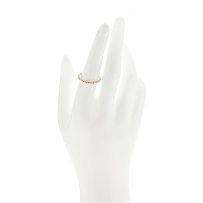 Van Cleef & Arpels 18K Rose Gold Small Perlee Ring 56 7.5 2 of 5