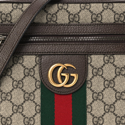 Gucci GG Supreme Monogram Web Small Ophidia Messenger Bag Brown 8 of 11