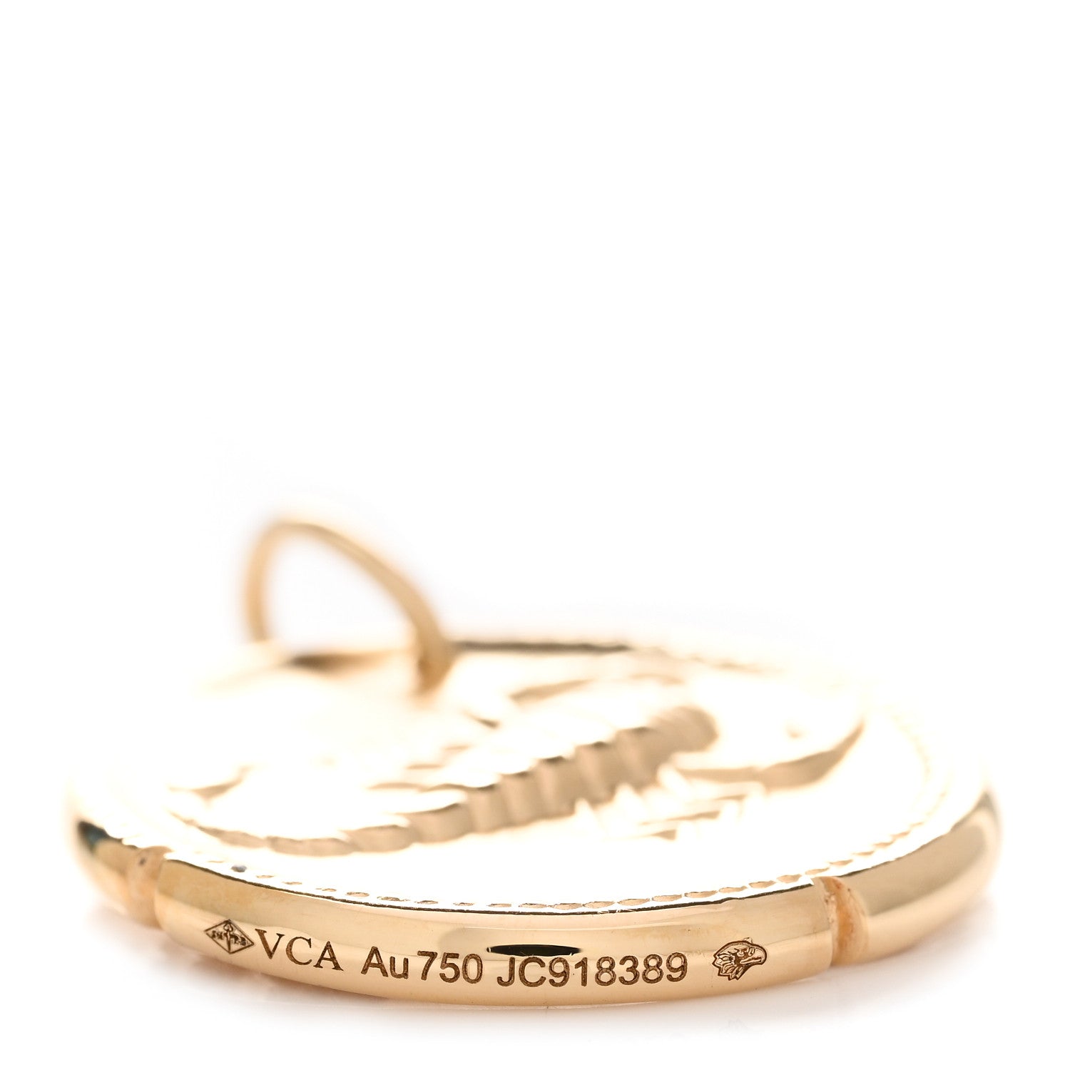 Van Cleef & Arpels 18K Yellow Gold Zodiac Scorpio Pendant 3 of 4