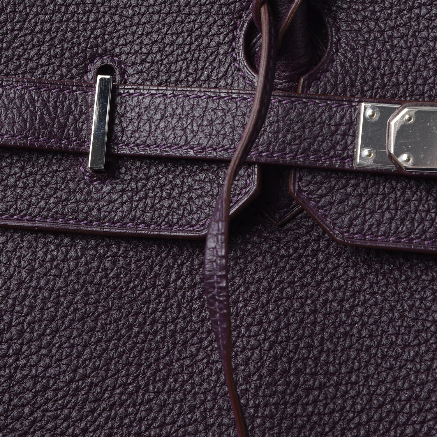 Hermes Togo Birkin 35 Raisin 27 of 37