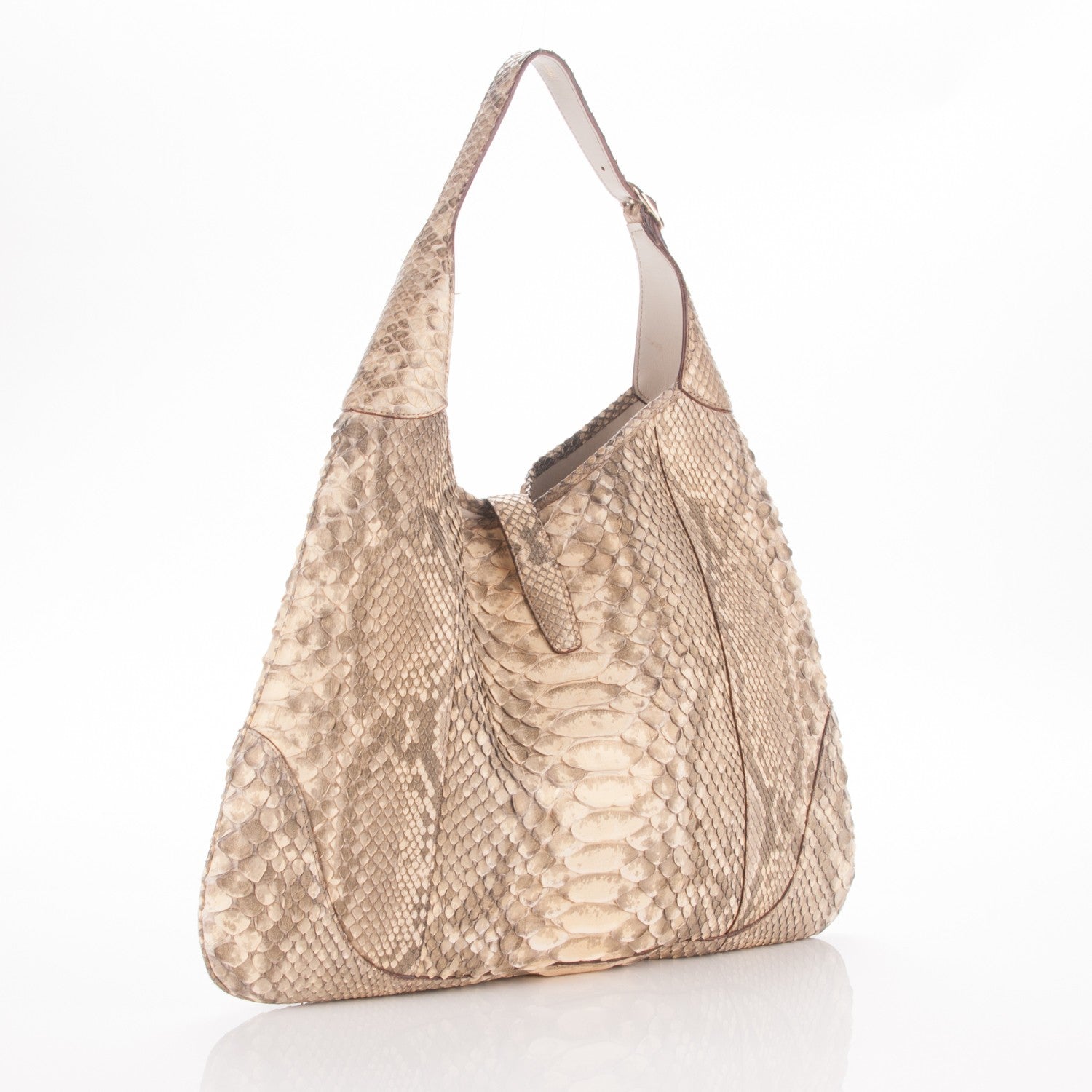 Gucci Python Large Jackie O Bouvier Hobo 3 of 7