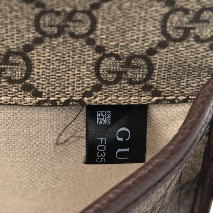 Gucci GG Supreme Monogram Neo Vintage Web Belt Bag Brown 8 of 11