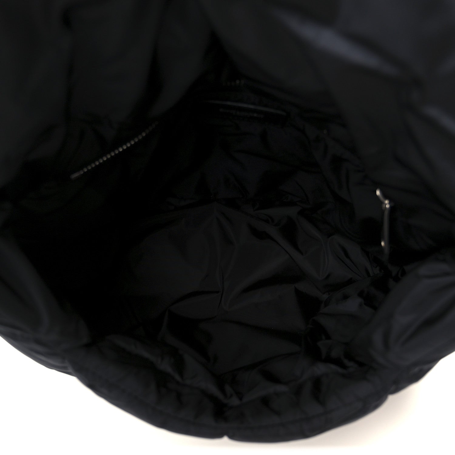 Saint Laurent Econyl Nylon Lou Puffer Messenger Black 5 of 10