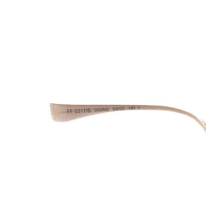 Fendi Square Sunglasses FF 0317/S Gold 5 of 7