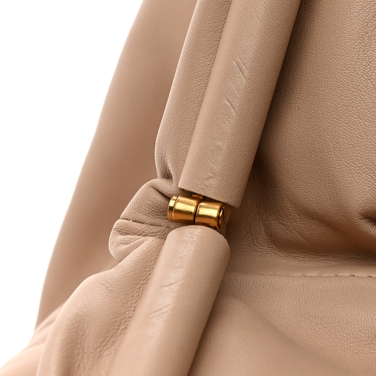 Bottega Veneta Smooth Butter Calf The Pouch Oversized Clutch Nude 8 of 8