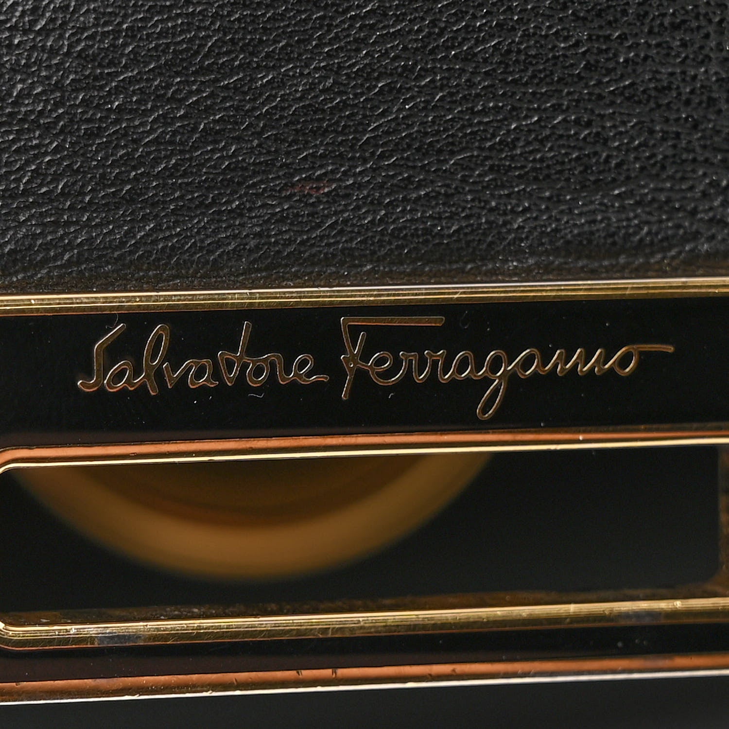 Salvatore Ferragamo Calfskin Medium Sookie Satchel Black 6 of 11