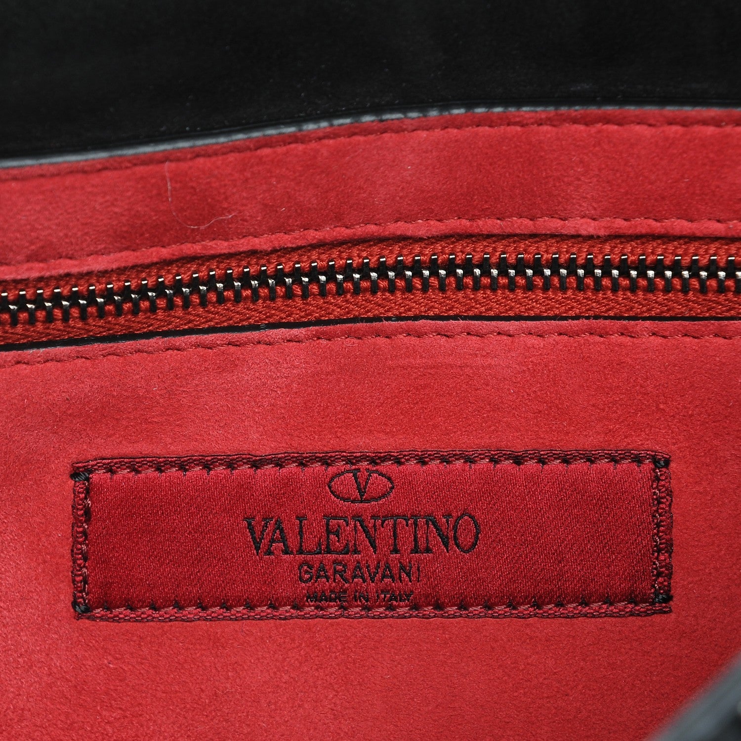 Valentino Garavani Lambskin Medium Rockstud Spike Shoulder Bag Black 6 of 7