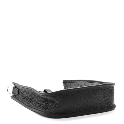 Hermes Taurillon Clemence Evelyne TPM Black 4 of 11