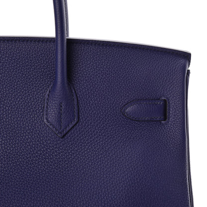 Hermes Togo Birkin 35 Bleu Encre 9 of 35