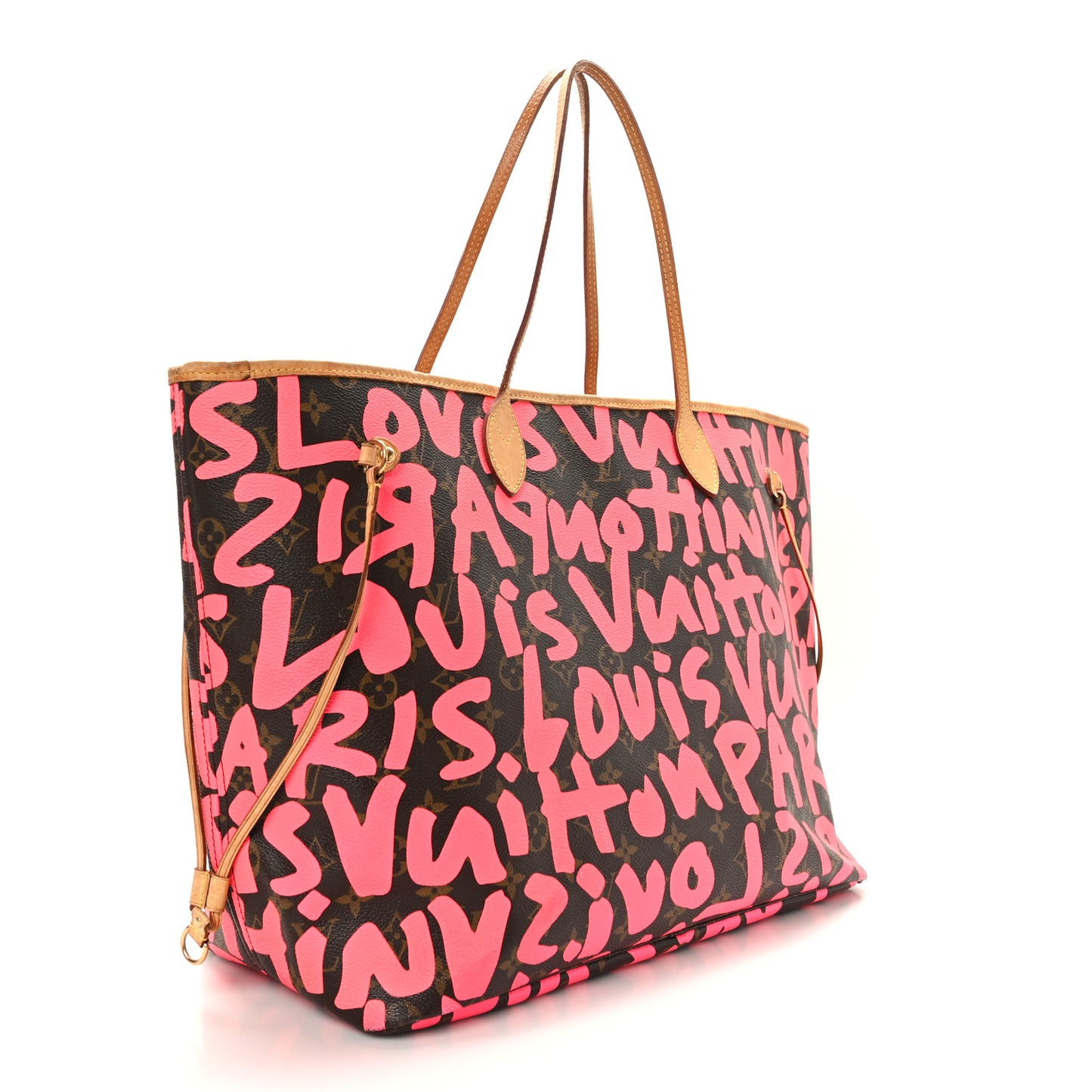 Monogram Graffiti Neverfull GM Fuchsia