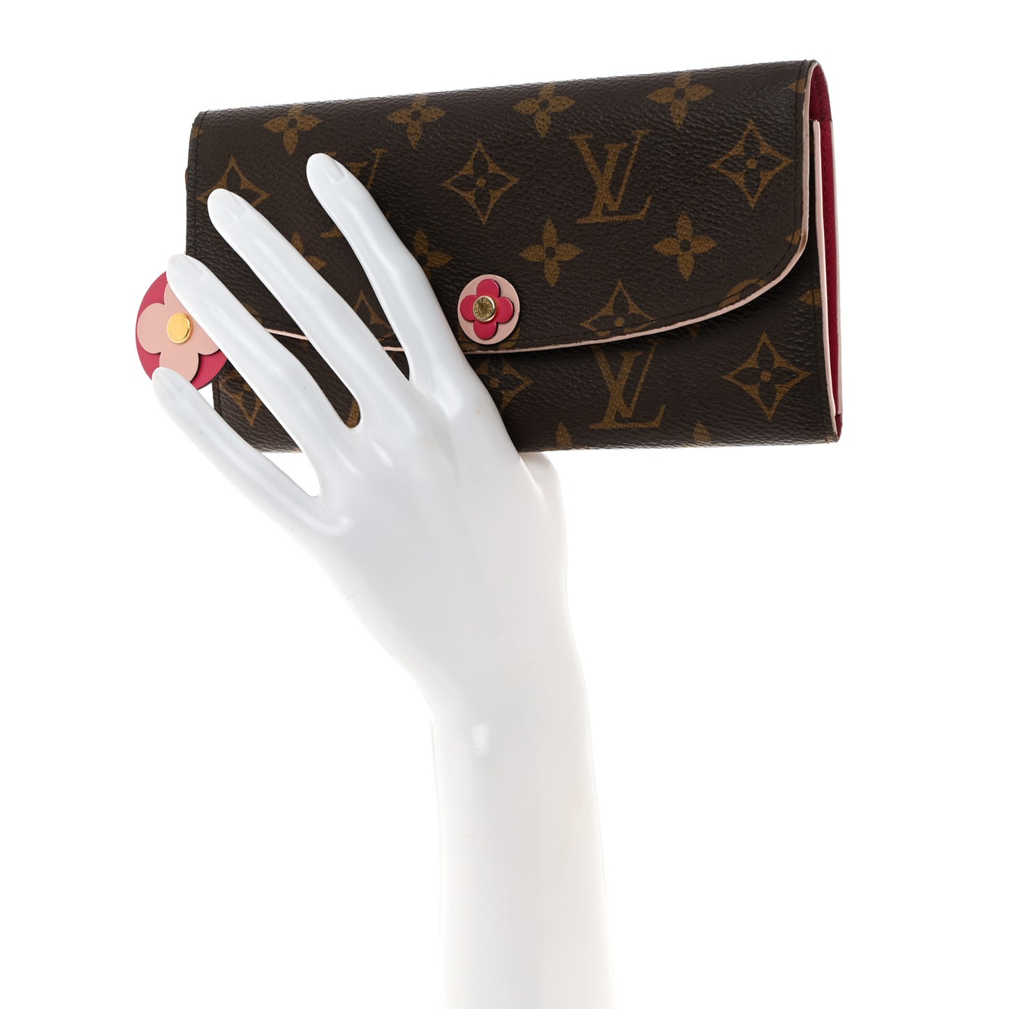 Monogram Bloom Flower Emilie Wallet