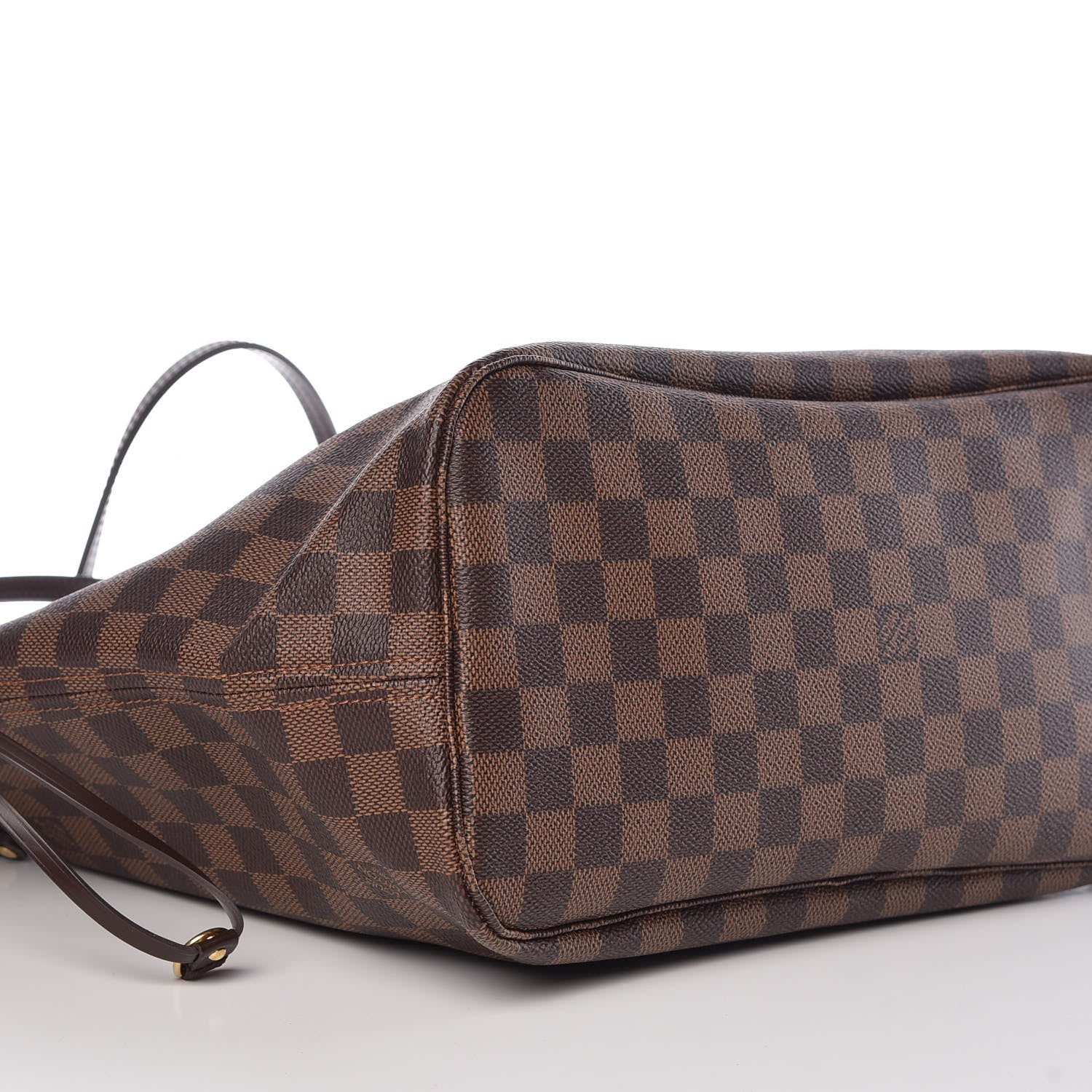 Louis Vuitton Damier Ebene Neo Neverfull MM Rose Ballerine 6 of 11