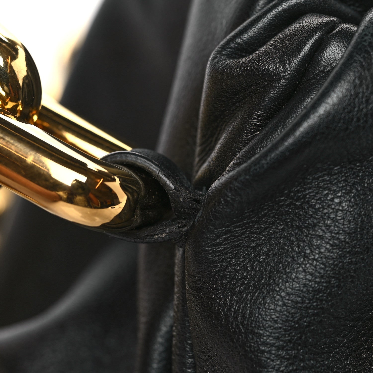 Bottega Veneta Calfskin The Pouch Chain Black 10 of 10