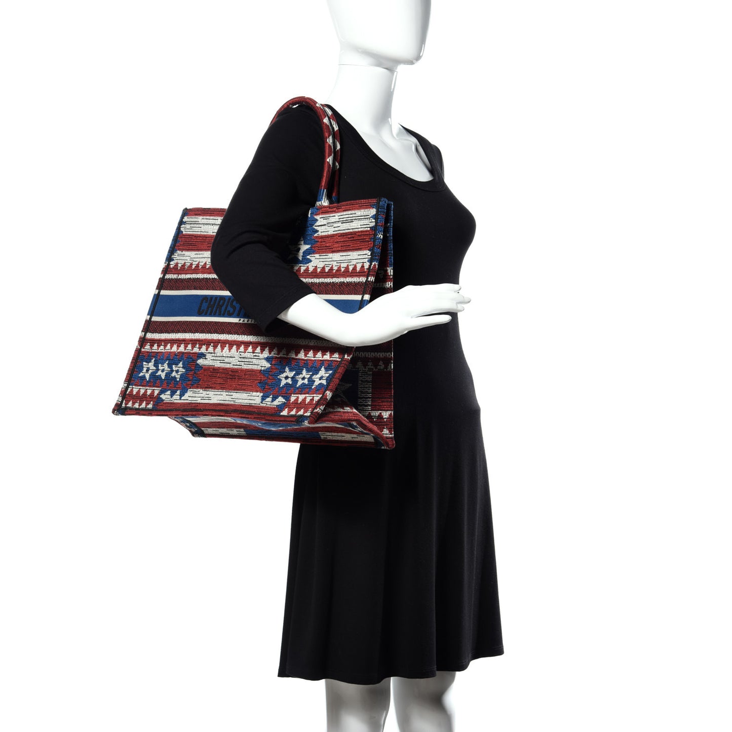 Canvas Embroidered Exclusive US Book Tote Multicolor